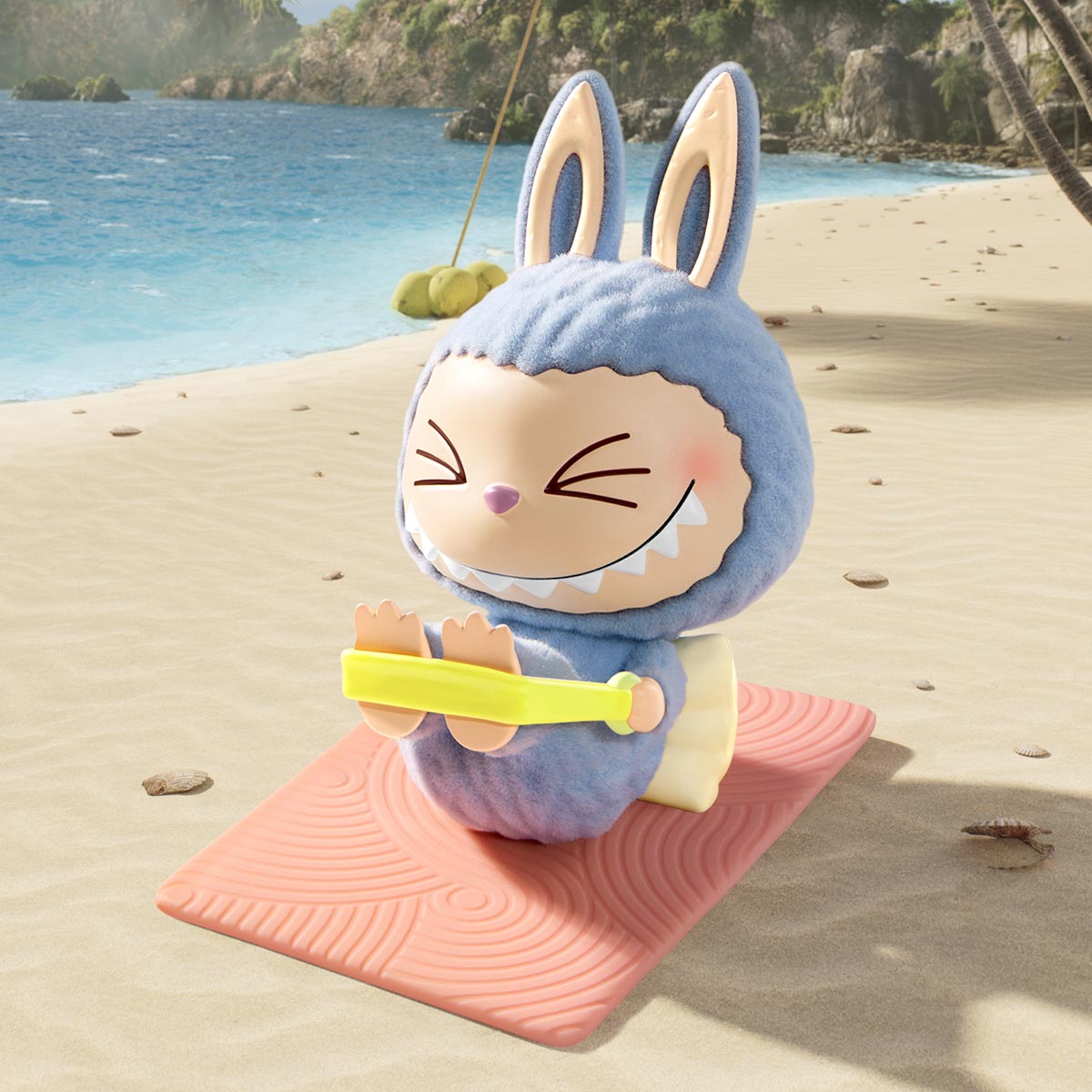 Labubu The Monsters - Lazy Yoga