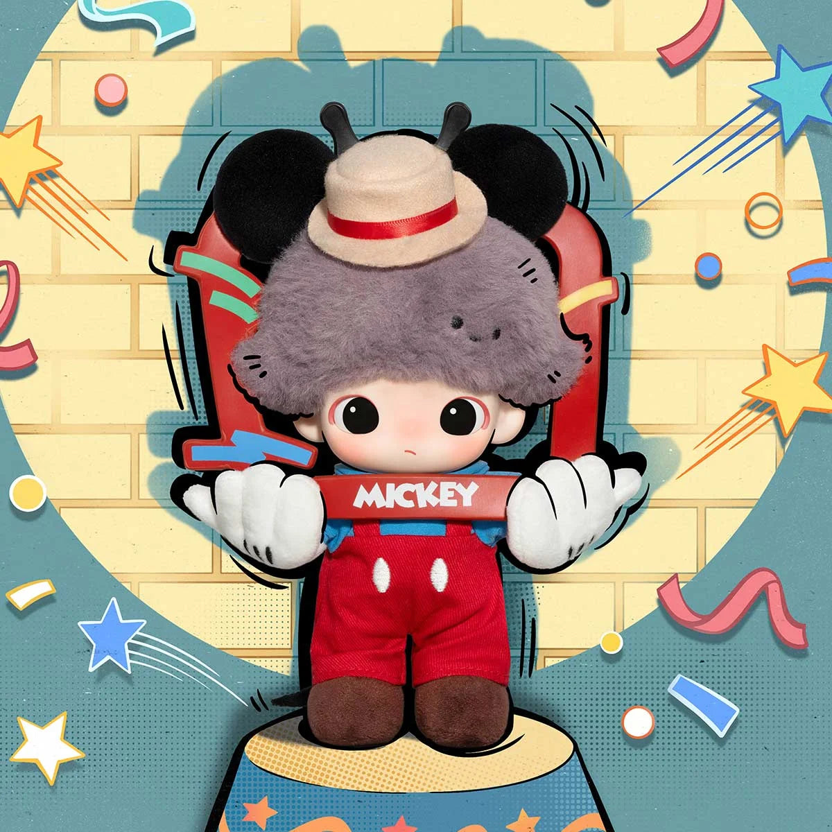 DIMOO WORLD × DISNEY Series Vinyl Plush Keychain