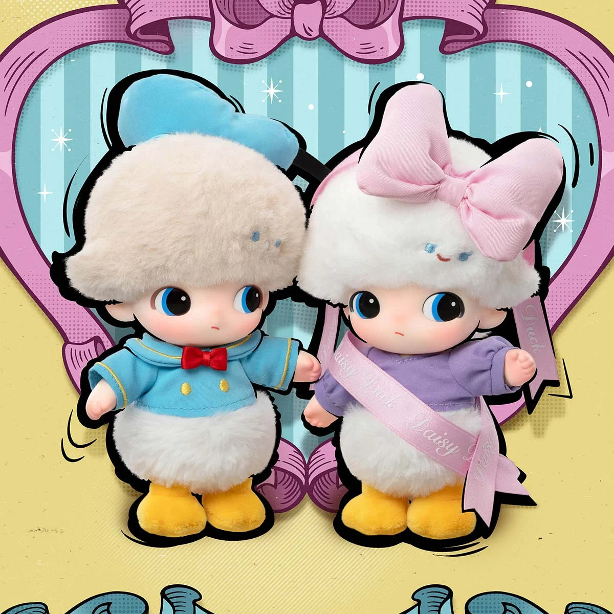 DIMOO WORLD × DISNEY Series Vinyl Plush Keychain