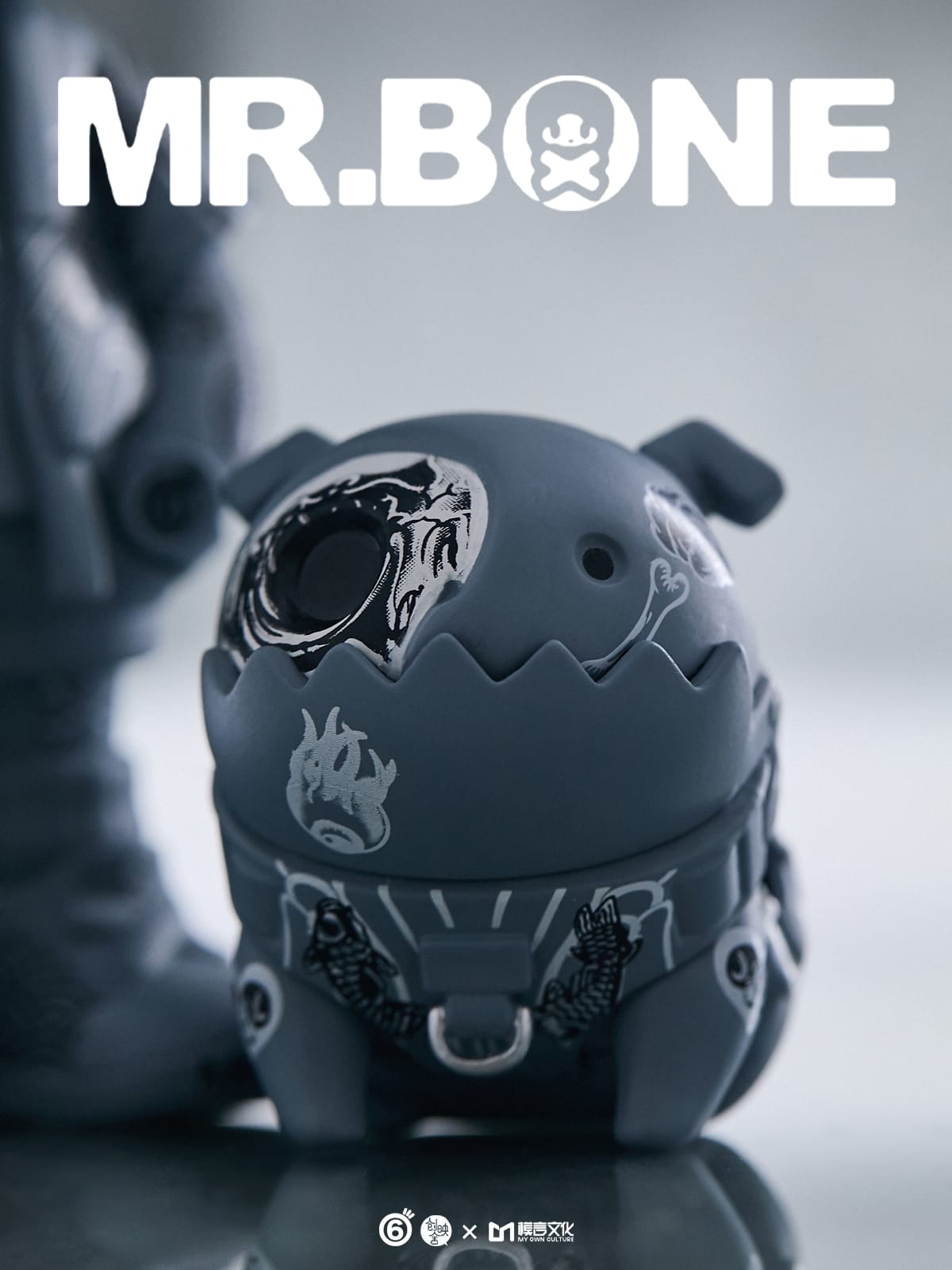 Mr. Bone Tattoo Greyscale