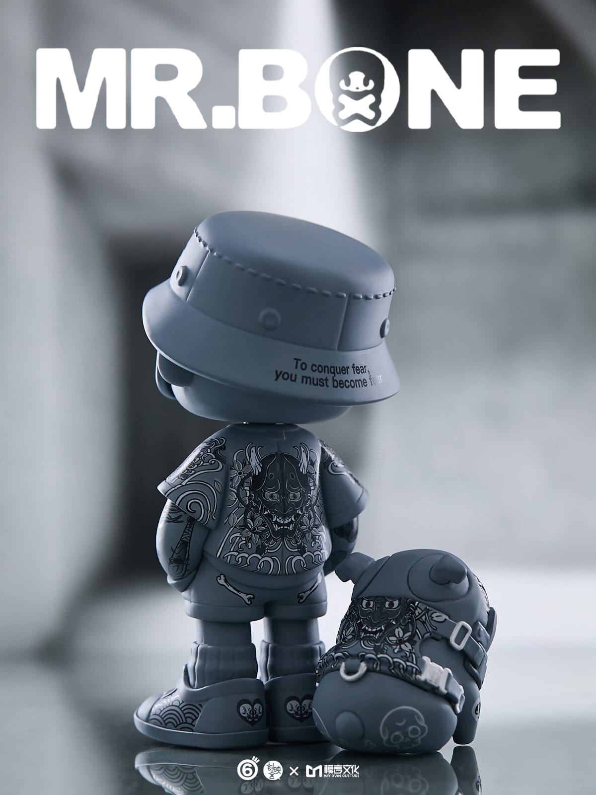 Mr. Bone Tattoo Greyscale