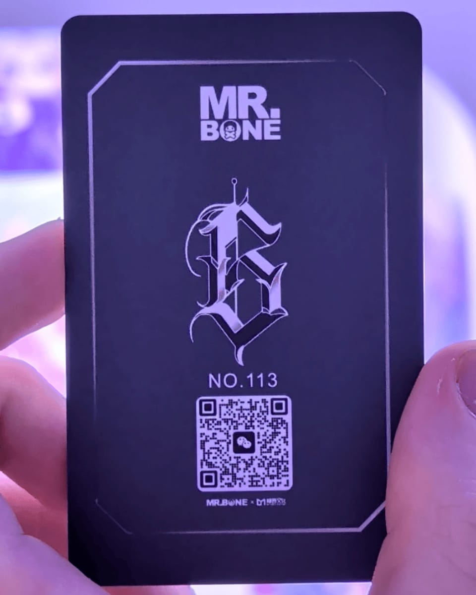 Mr. Bone Tattoo Greyscale