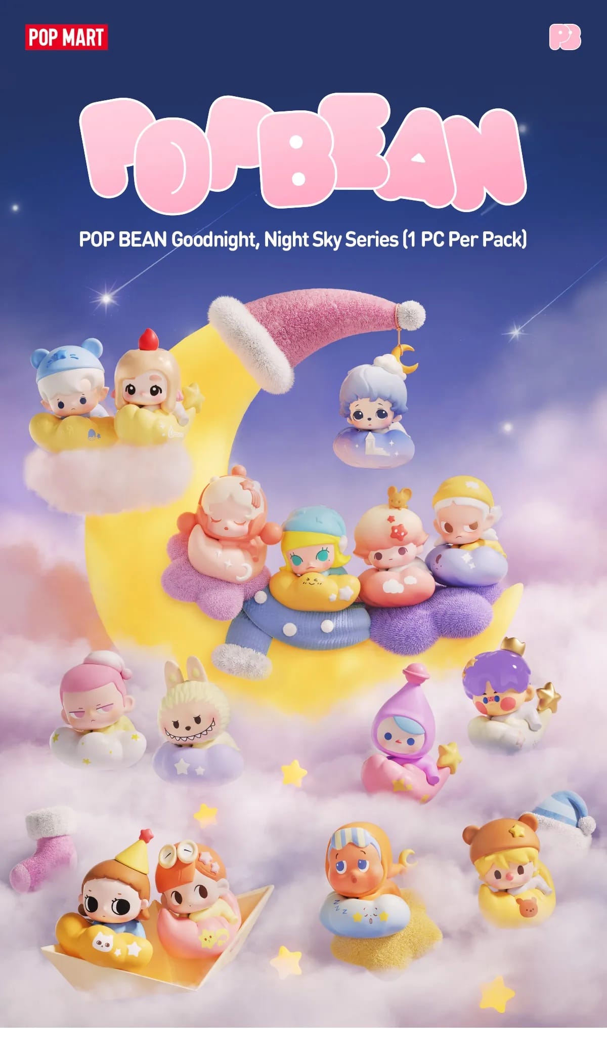 POP BEAN Goodnight, Night Sky