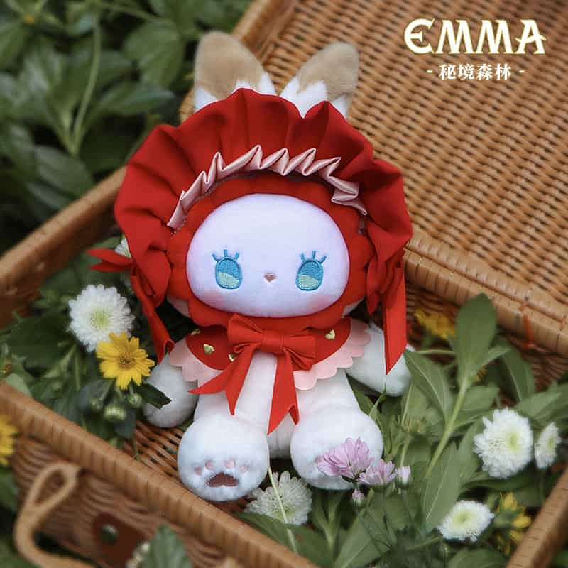 EMMA Plush Toy with Key Chains Red 18 cm
