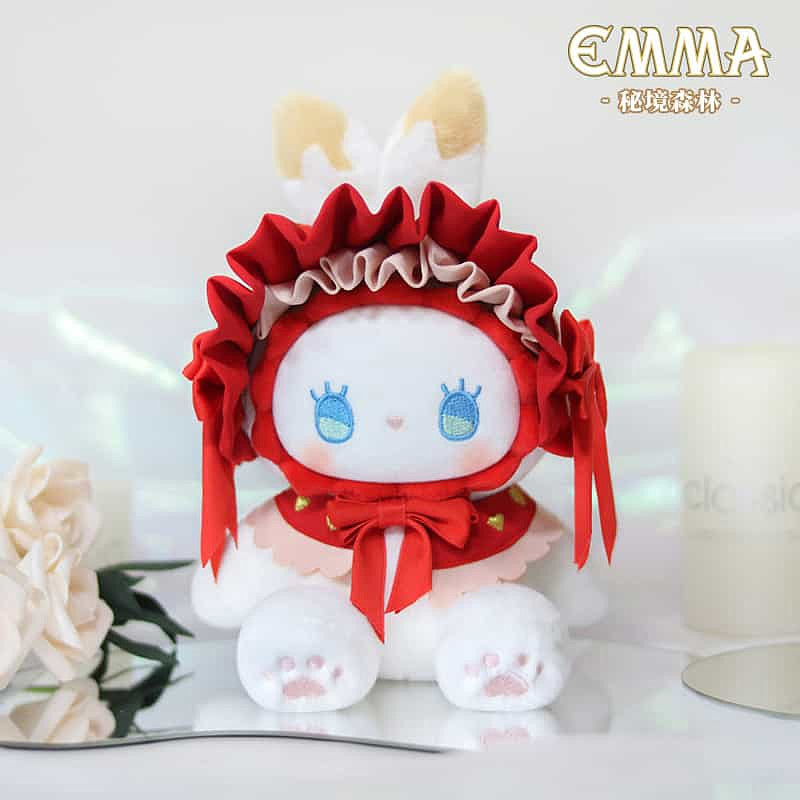 EMMA Plush Toy with Key Chains Red 18 cm
