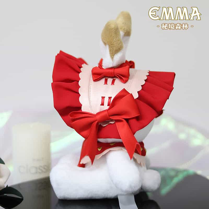 EMMA Plush Toy with Key Chains Red 18 cm