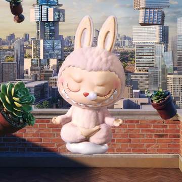 Labubu The Monsters - Lazy Yoga