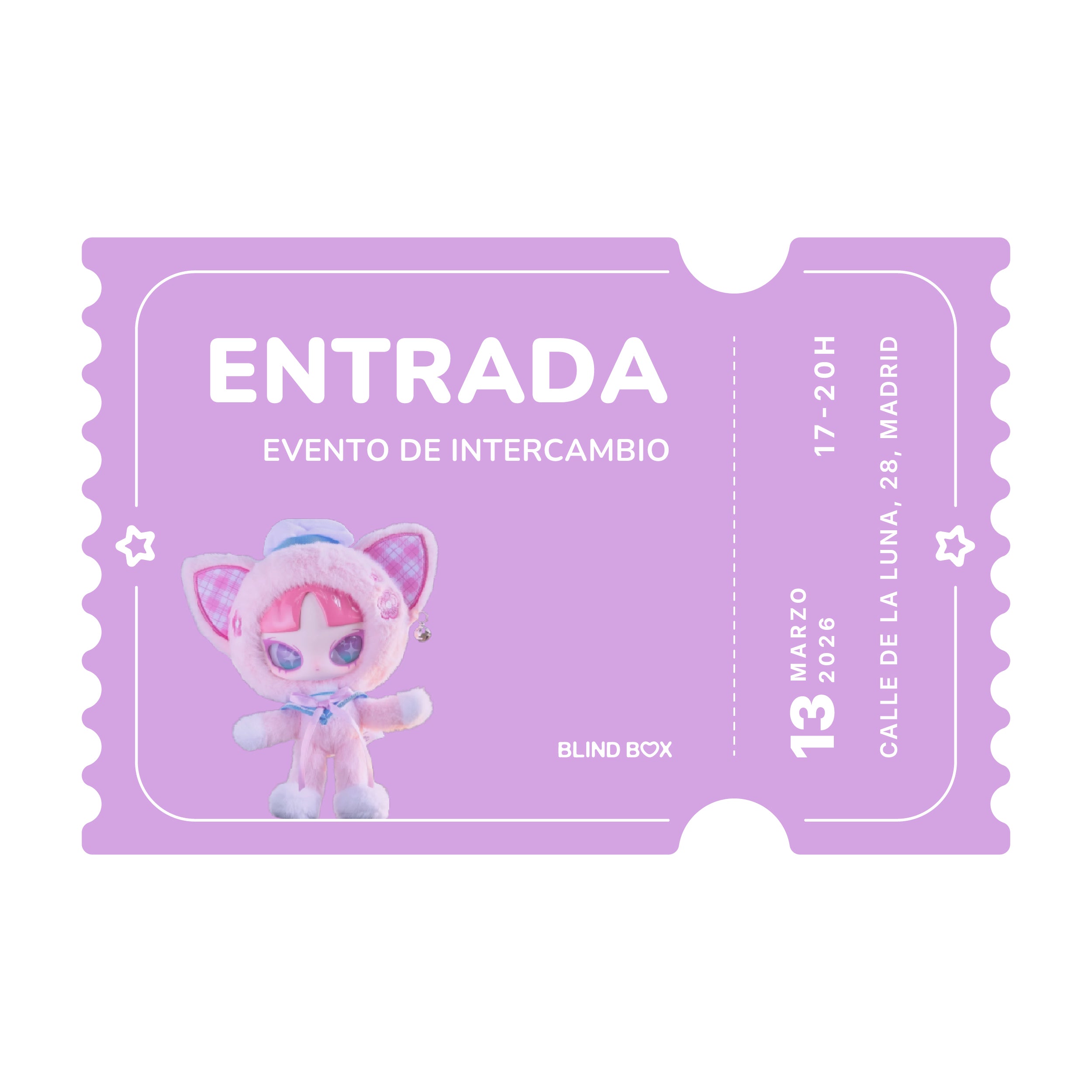 Entrada - Evento Intercambio 13/03