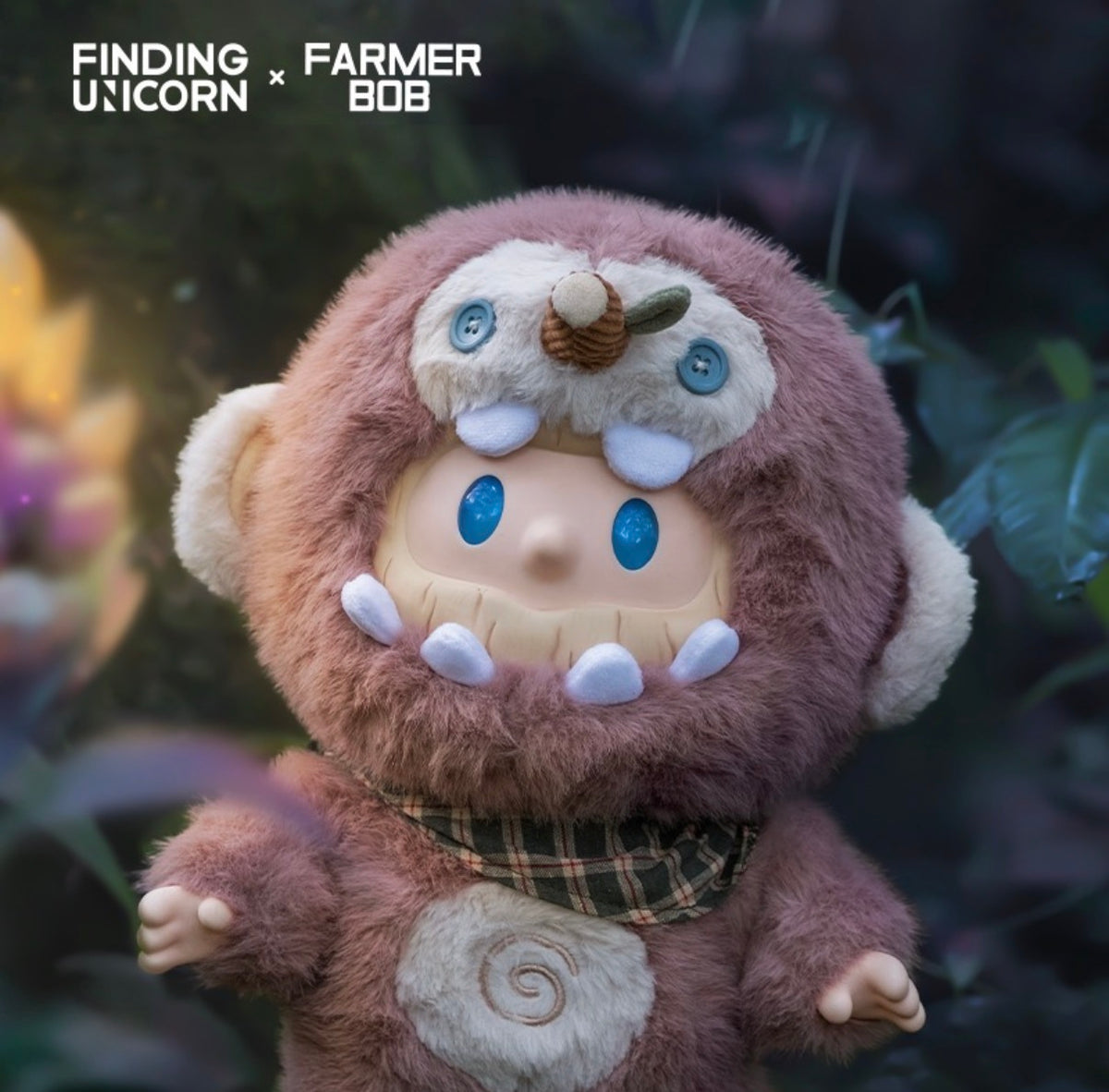 FARMER BOB Furry Puppet Bob