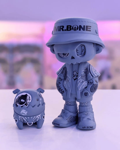 Mr. Bone Tattoo Greyscale