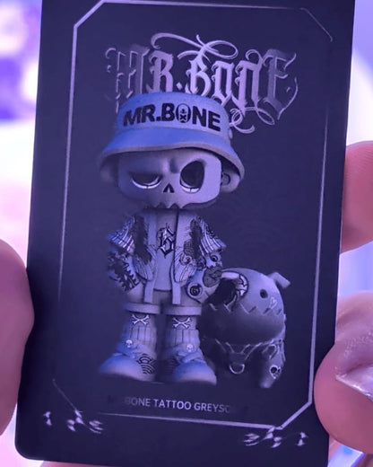 Mr. Bone Tattoo Greyscale