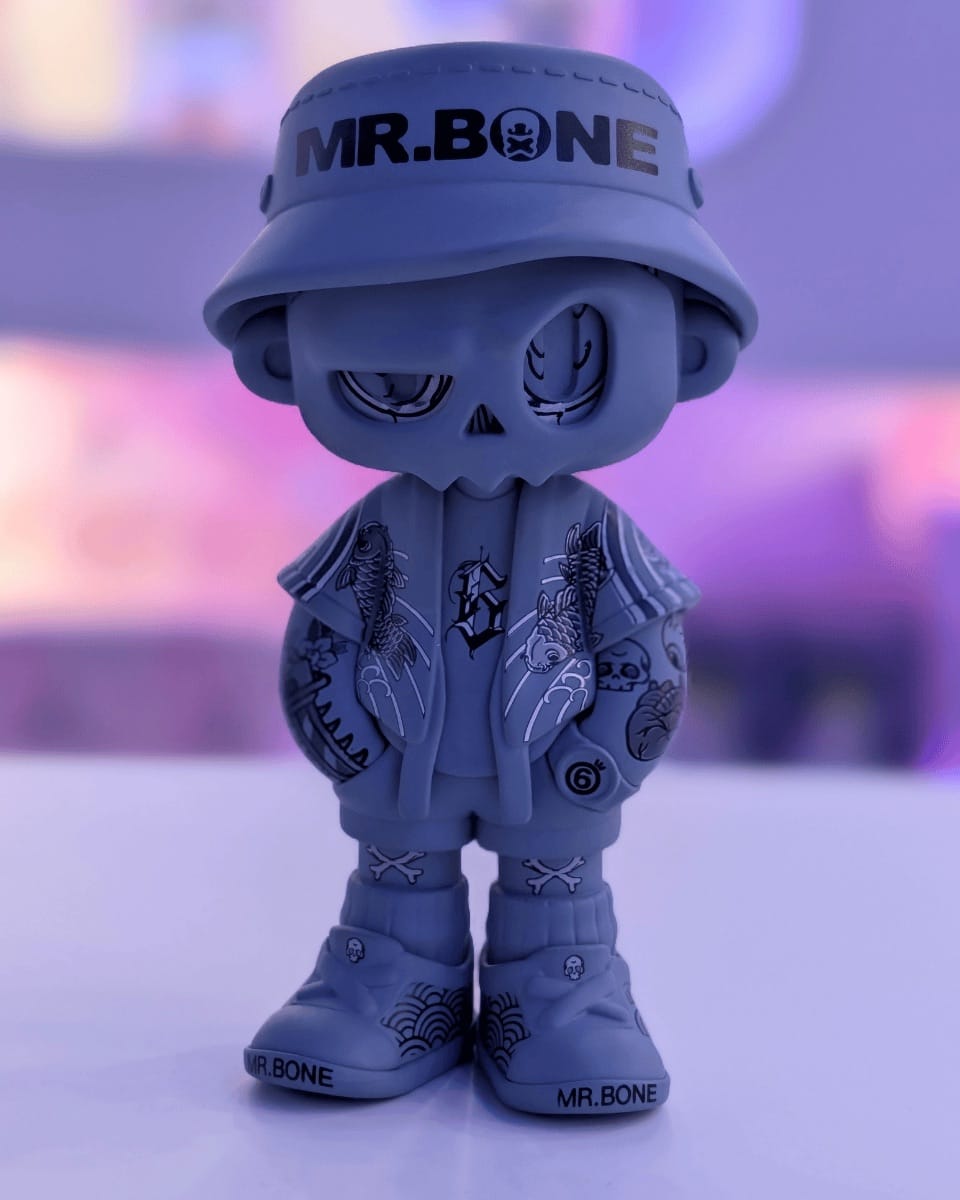 Mr. Bone Tattoo Greyscale