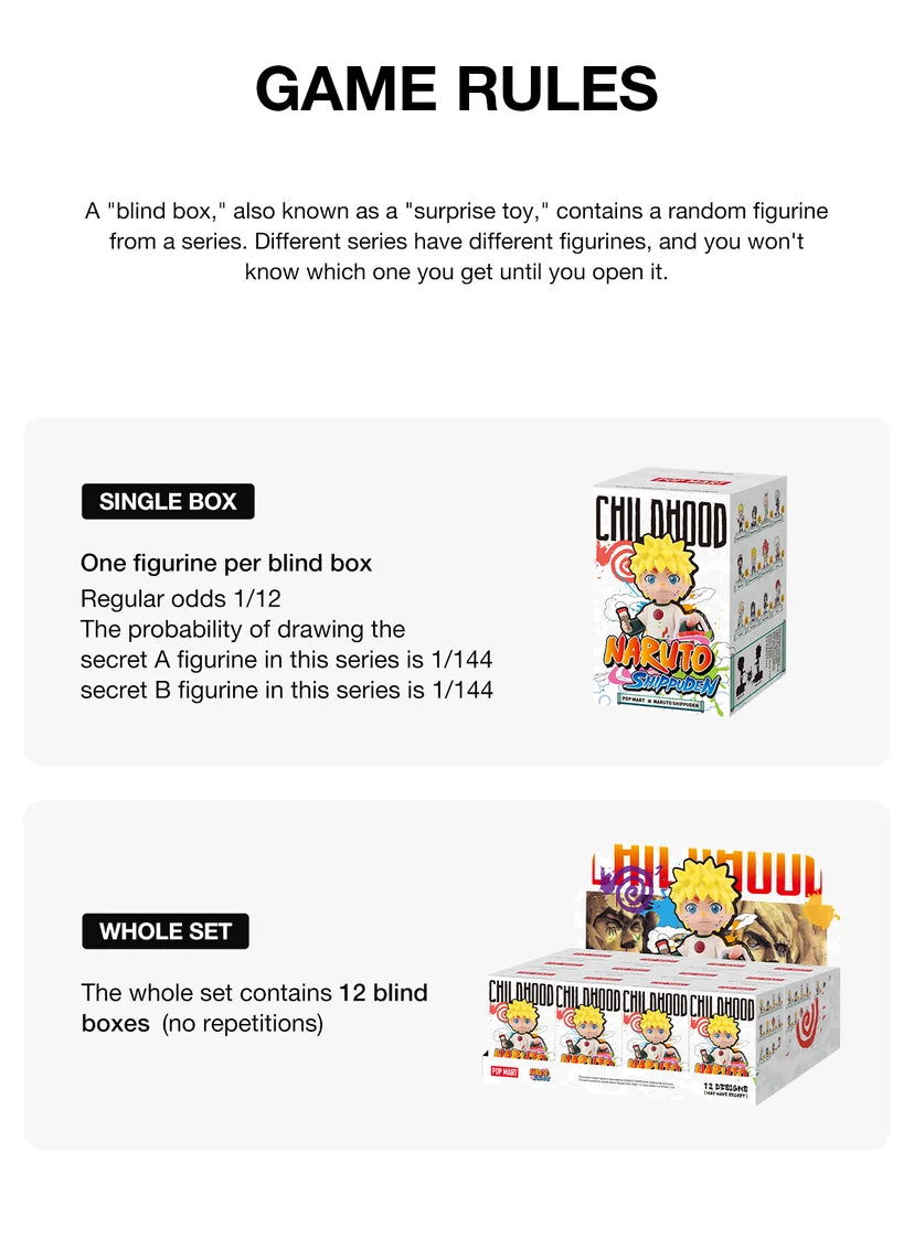 NARUTO SHIPPUDEN Childhood Series Figures