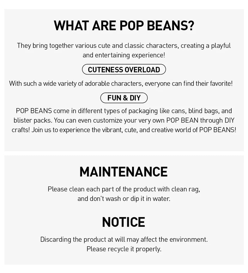 POP BEAN Fluffy & Cozy Series Blind Bag