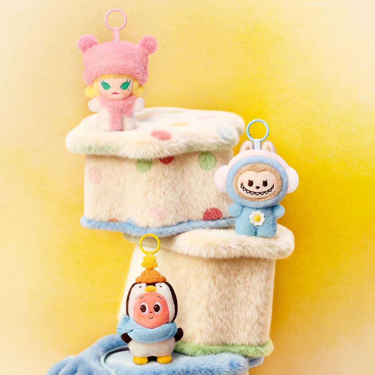 POP BEAN Fluffy & Cozy Series - Plush Pendant Blind Box