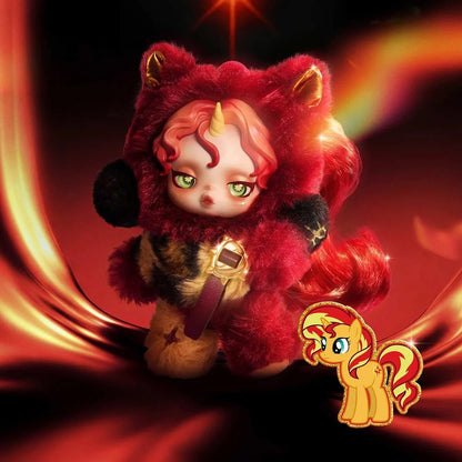 SKULLPANDA × My Little Pony Series Plush Doll Pendant