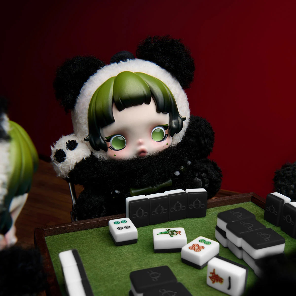 Skullpanda - Lazy Panda Plush Doll Pendant