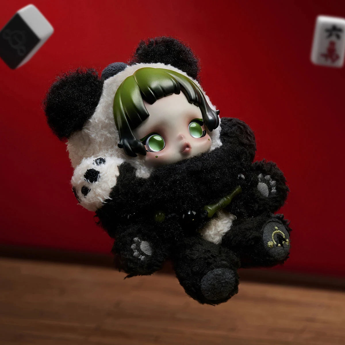 Skullpanda - Lazy Panda Plush Doll Pendant