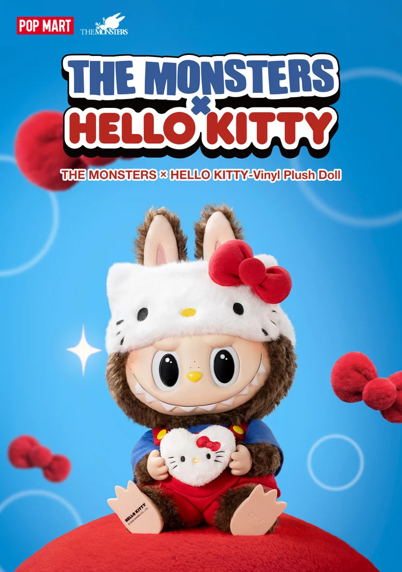 THE MONSTERS × HELLO KITTY-Vinyl Plush Doll