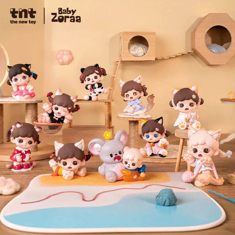 Zoraa Meow Cat Face mini figures