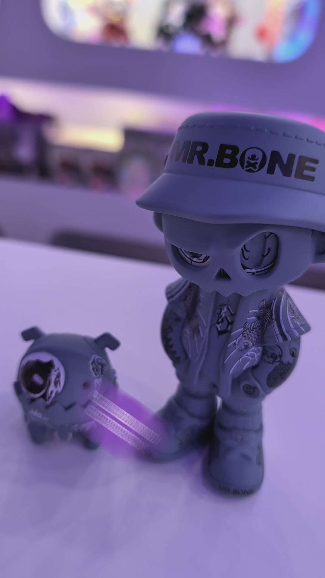 Mr. Bone Tattoo Greyscale