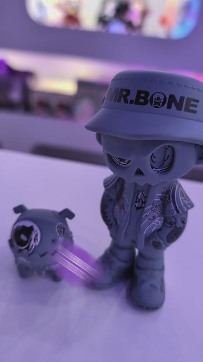 Mr. Bone Tattoo Greyscale